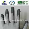 13G poliéster Shell con guantes de trabajo revestidos de nitrilo (SL-N101)
